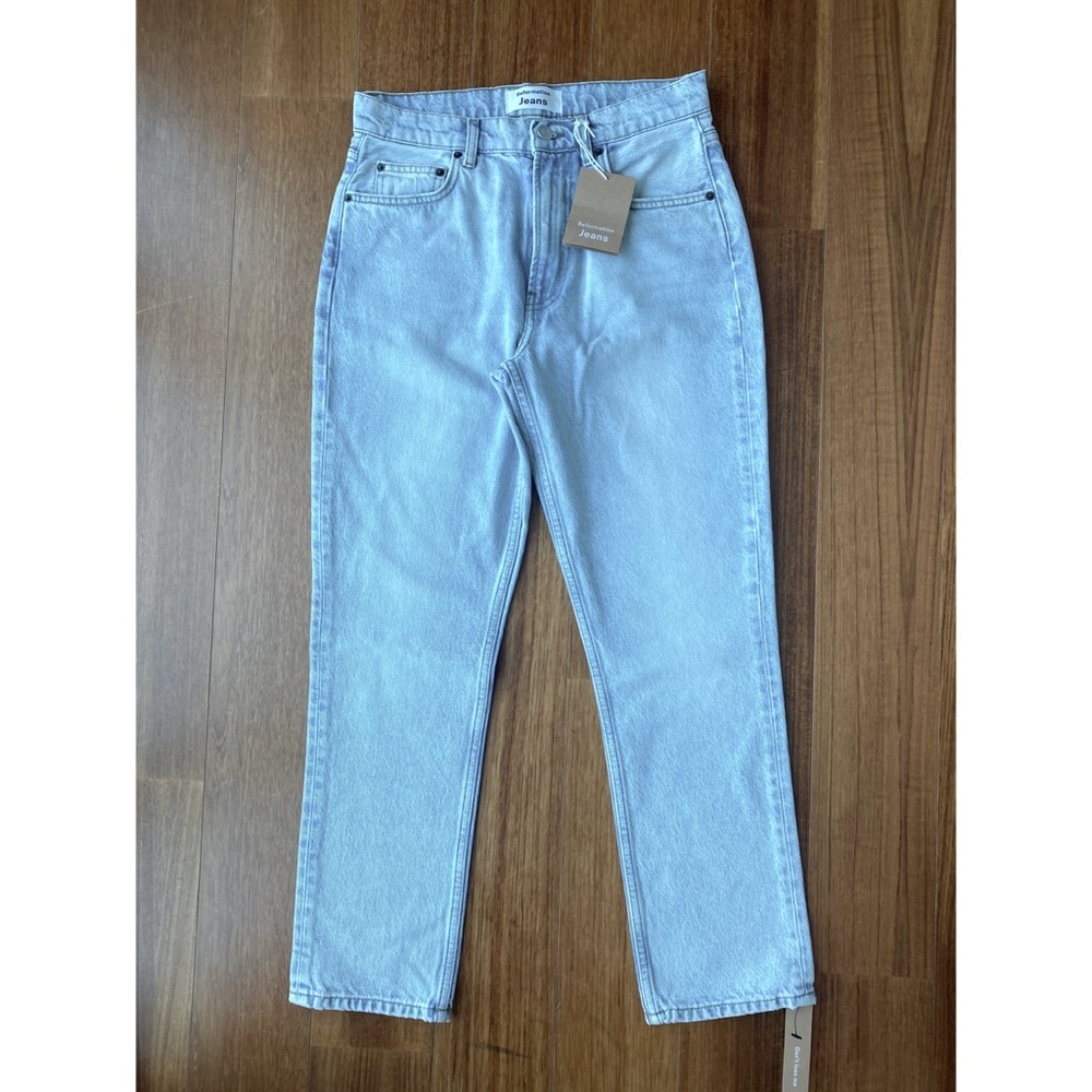 Reformation Julia Crop High Cigarette Jeans; Sz.26